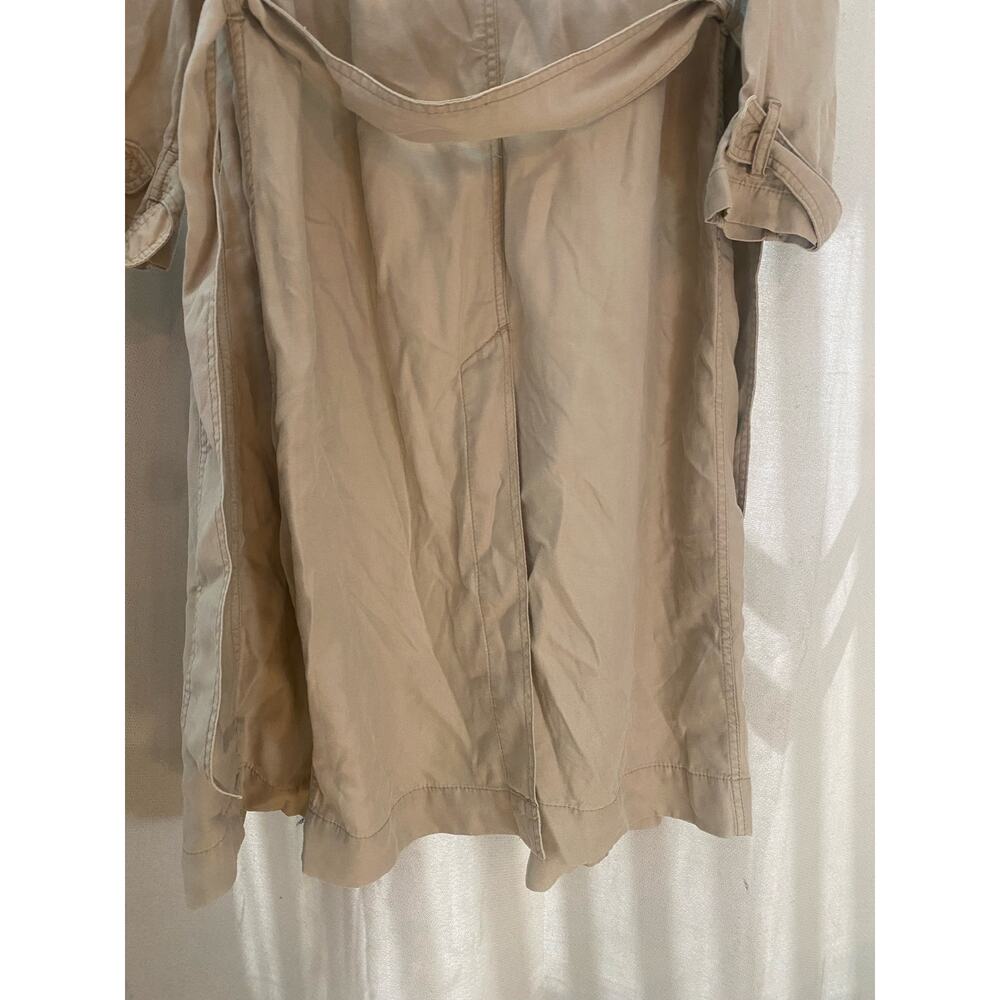 Abercrombie and Fitch Lucy Trench Coat Khaki w small - Picture 9 of 10